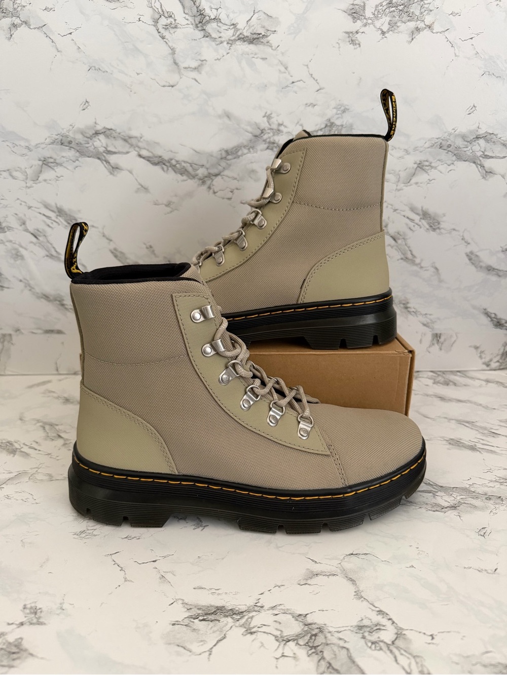 Dr. Martens Combs Combat Boots Shoes Casual Pascal Chukka Leather Women Size 10
